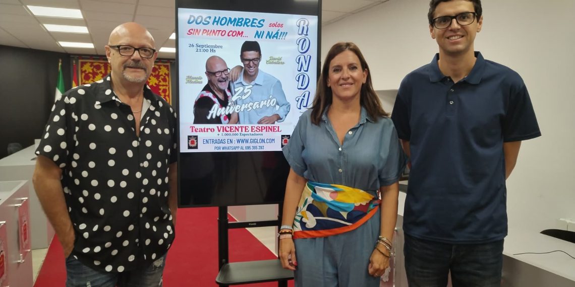 El espectáculo “Dos hombres solos sin punto com ni ná!!!” vuelve a Ronda con motivo de su 25 aniversario