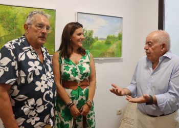 Inaugurada la exposición de pintura de José Antonio Olea “Willy” en el Palacio de Mondragón