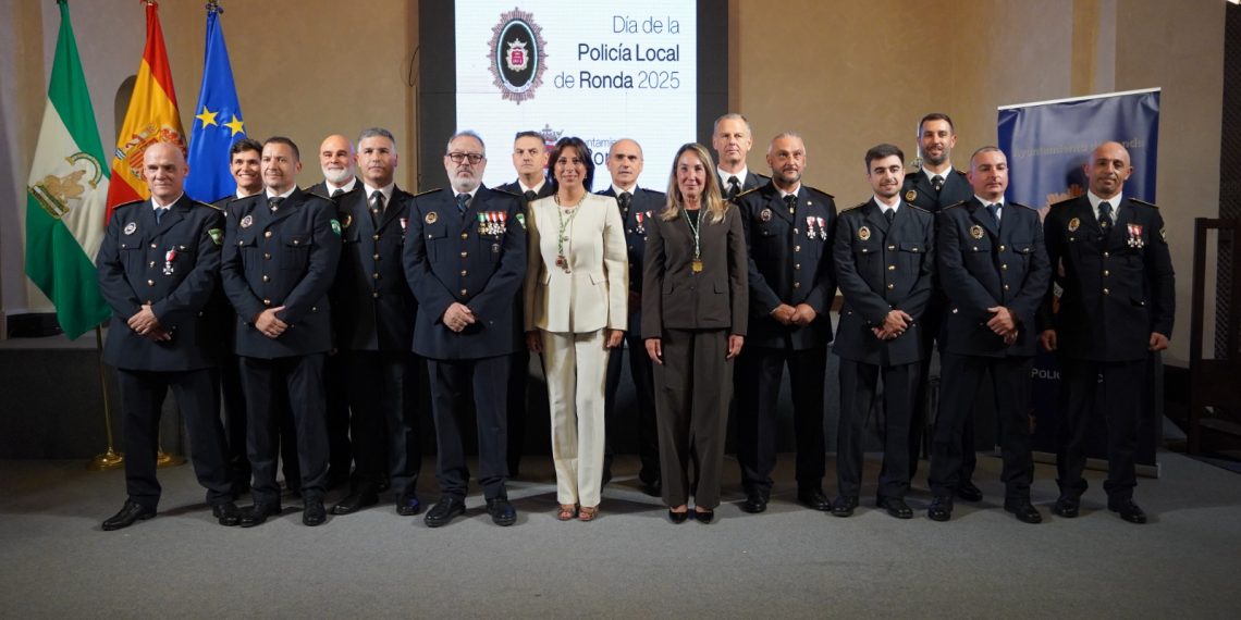 La Policía Local de Ronda celebra sus tradicionales actos con motivo de la festividad de su Patrona, la Virgen de la Paz