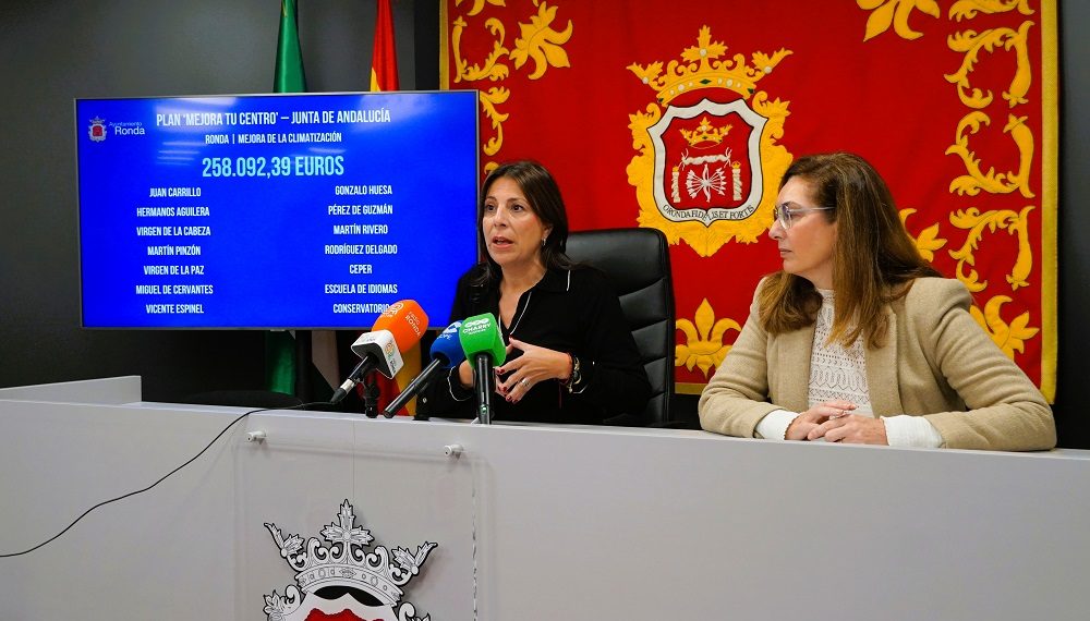 Los centros educativos públicos de Ronda recibirán casi 260.000 euros para mejorar su climatización