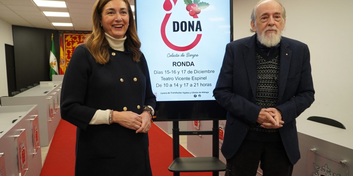 El Ayuntamiento y Cruz Roja animan a participar en la última campaña de donación de sangre, plasma y médula de este año en Ronda