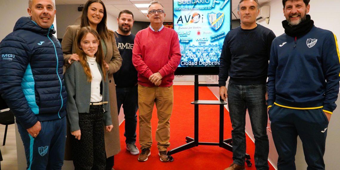 El Ayuntamiento de Ronda y el C.D. Ronda U.D. organizan un partido solidario a beneficio de AVOI