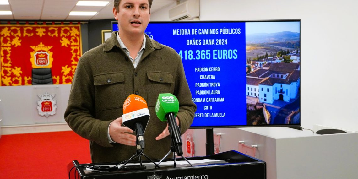 El Ayuntamiento de Ronda invierte 418.000 euros en el arreglo de catorce caminos públicos
