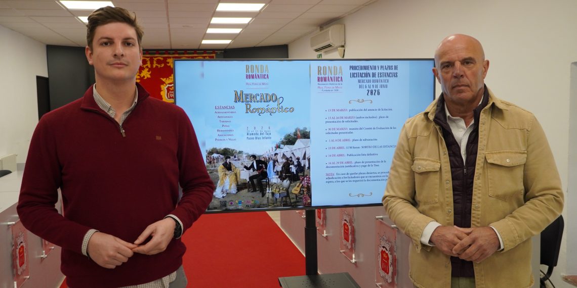 El Ayuntamiento de Ronda abre el plazo de solicitud para participar en el Mercado de Ronda Romántica