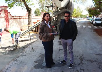 El Ayuntamiento actúa en la calle Córdoba para solucionar los problemas provocados en la vía por los últimos temporales