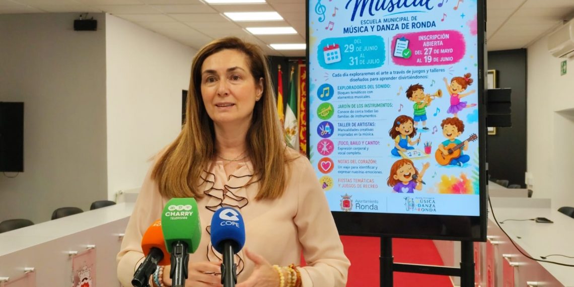 El Ayuntamiento de Ronda abre la matrícula de la oferta de verano de la Escuela Municipal de Música y Danza 