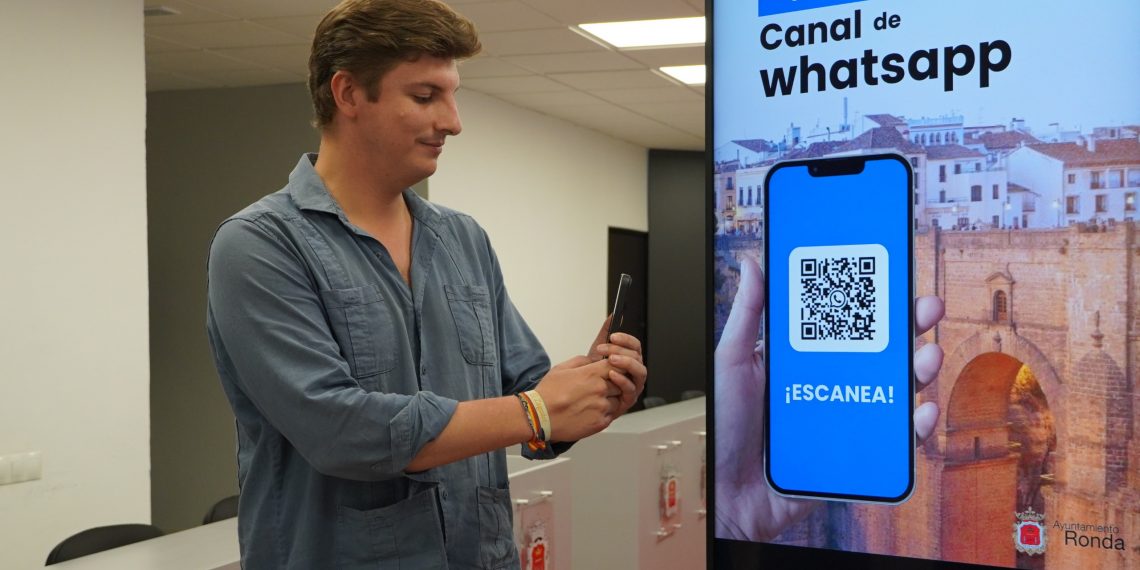 El Ayuntamiento de Ronda pone en marcha un canal de WhatsApp para acercar la información municipal a la ciudadanía