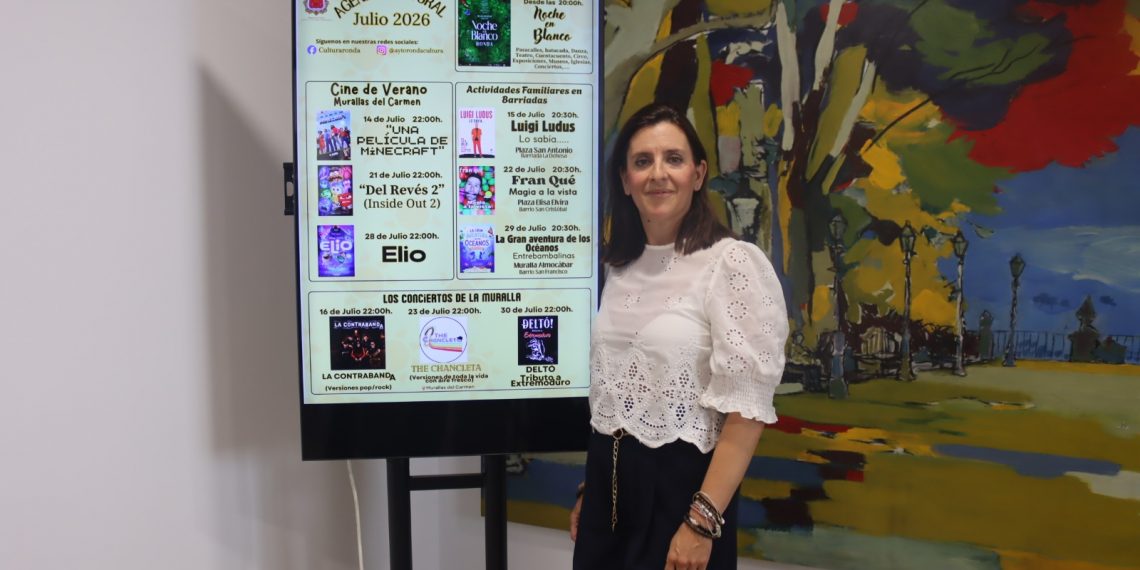 Cultura vuelve a programar actividades en julio con cine los martes, espectáculos familiares los miércoles y conciertos los jueves
