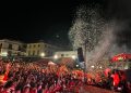 Más de 1.500 personas celebran en Ronda la victoria de España en el Mundial de Fútbol