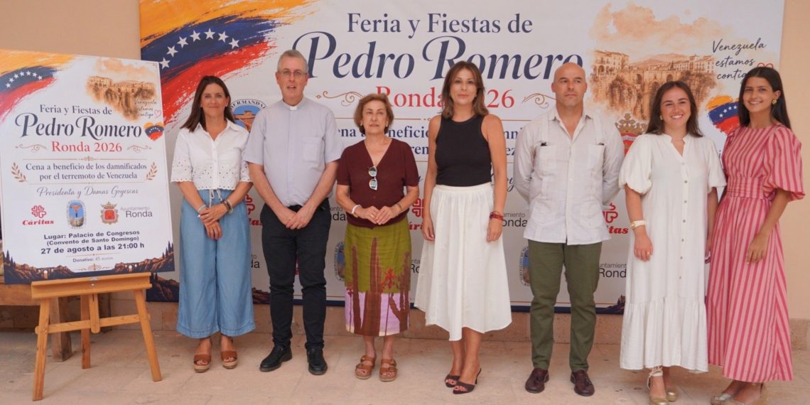 El Ayuntamiento de Ronda organiza una cena a beneficio de los damnificados del doble terremoto en Venezuela