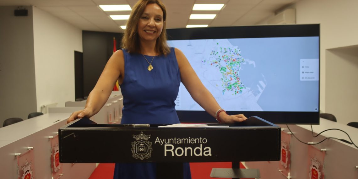 El Ayuntamiento de Ronda ofrecerá información, de forma interactiva, sobre la gestión de zonas verdes y el arbolado del núcleo urbano