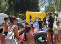 Gran éxito del tobogán acuático dentro programa Verano Joven 2026 del Ayuntamiento de Ronda