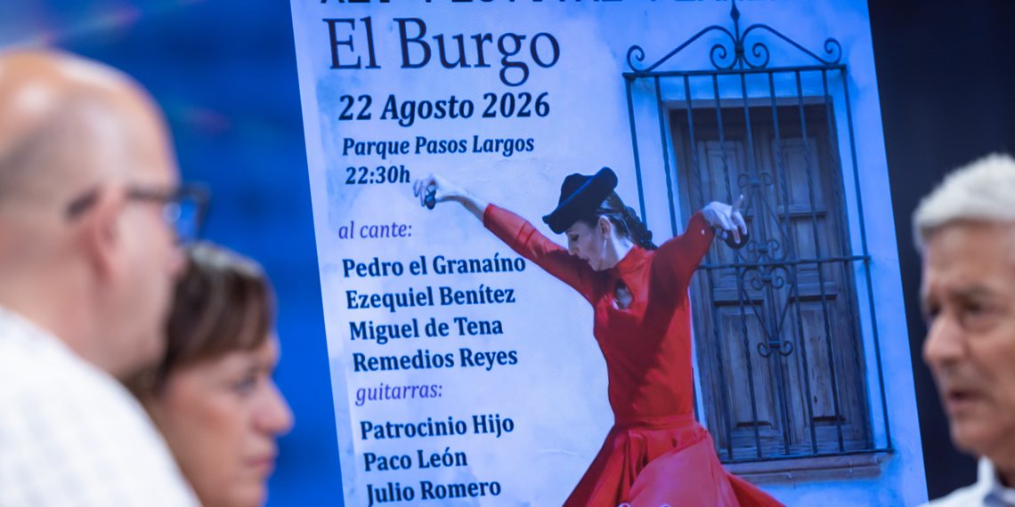 Pedro ‘el Granaíno’, Ezequiel Benítez, Miguel de Tena, Remedios Reyes y La Lupi, protagonistas del Festival Flamenco de El Burgo