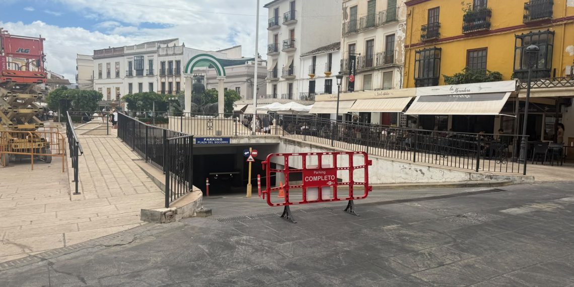 Un informe advierte sobre el grave déficit de seguridad del parking del Socorro y obliga a su cierre inmediato
