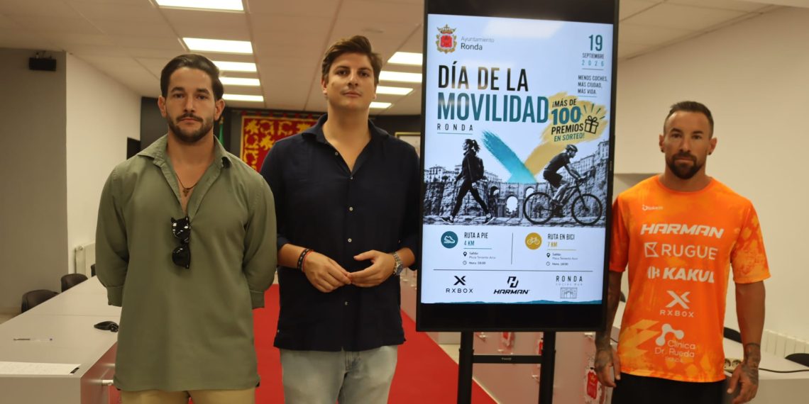 El Ayuntamiento Ronda promueve la movilidad sostenible con una jornada de actividades para caminar y pedalear