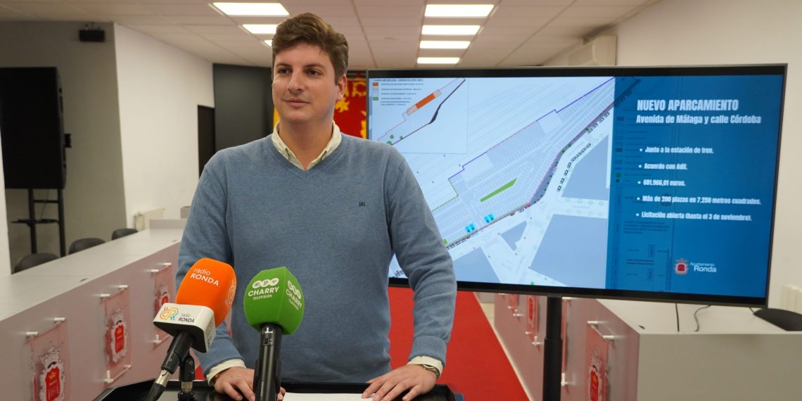 El Ayuntamiento de Ronda licita la creación de un nuevo aparcamiento junto a la estación de tren